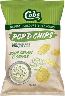 Cobs Popd Sour Cream & Chives (12x110g)