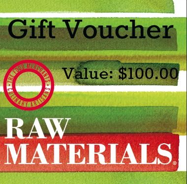 Raw Materials Gift Voucher $100