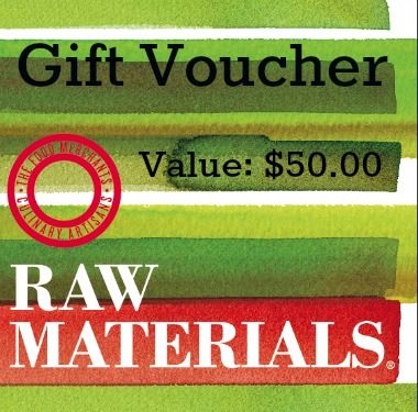 Raw Materials Gift Voucher $50