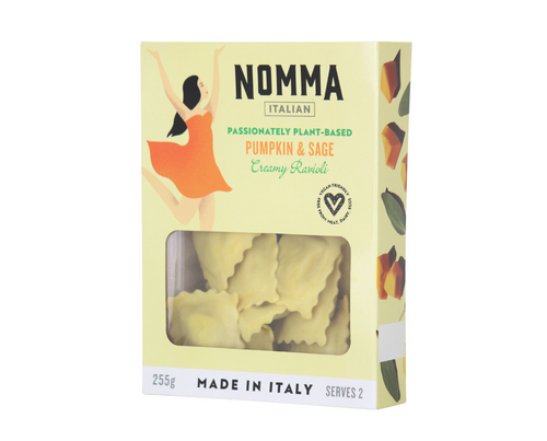 NOMMA Pumpkin & Sage Ravioli 255g