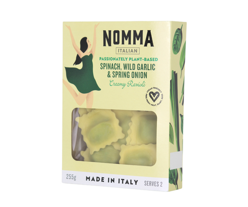 NOMMA Spinach & Garlic Ravioli 255g