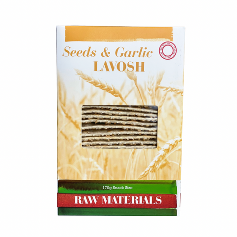 RM Lavosh Seeds & Garlic 170g