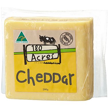 180 Acres Cheddar 200g