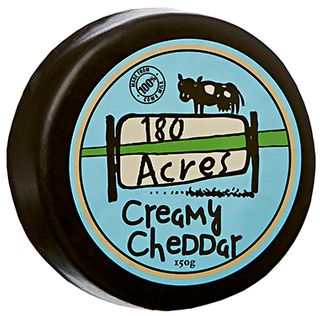 180 Acres Creamy Wax Cheddar 150g