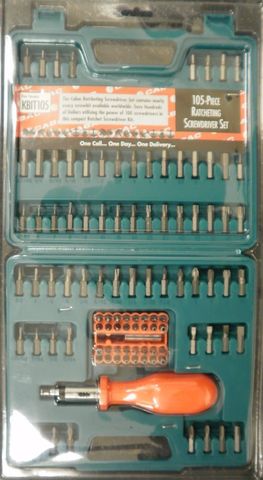 105 Piece Security Bit Set