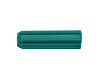 25mm x 7mm Green Wall Plug /100pk