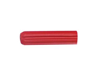 25mm x 6mm Red Wall Plug /100pk