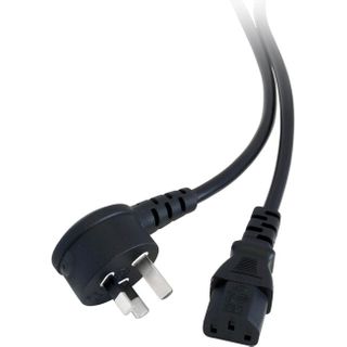 2.0m 3 Pin M Right Angle  to IEC-F Cable