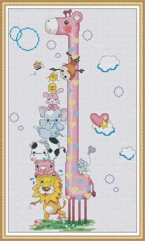 Complete Cross Stitch Kit - Giraffe
