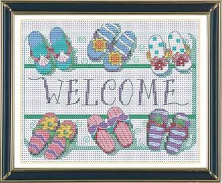 Complete Cross Stitch Kit - Welcome