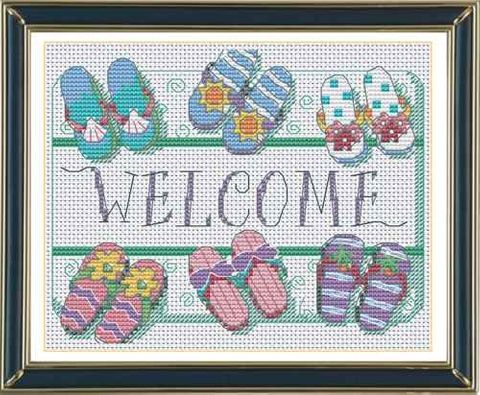 Complete Cross Stitch Kit - Welcome