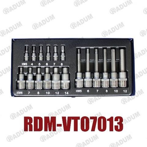 Hex Bit Socket 19pc Set