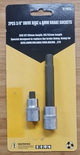 3/8" Drive Brake Socket 2pc Set