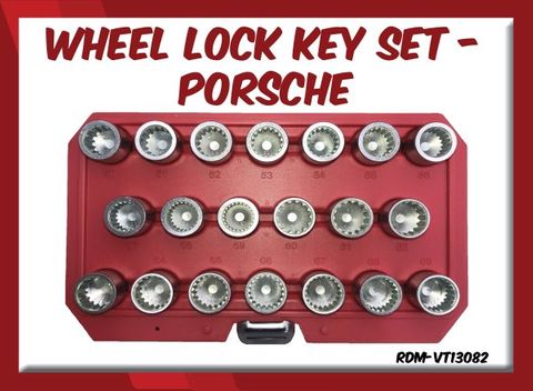 Wheel Lock Key Set - Porsche