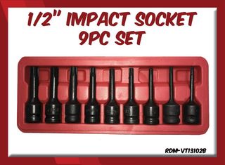 1/2" Impact Spline Socket 9pc Set (RIBI)