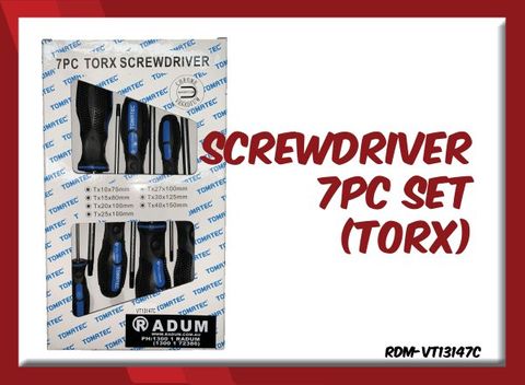 Screwdriver 7pc Set (Torx)
