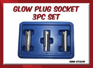 Glow Plug Socket 3pc Set