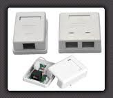 Cat5E RJ45 Double Surface Mount