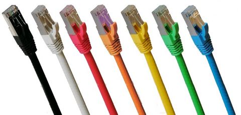 Yellow  2.0M Cat6A SFTP Patch Lead