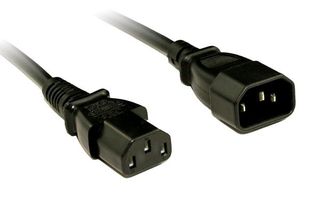 5m Black IEC-M to IEC-F Cable