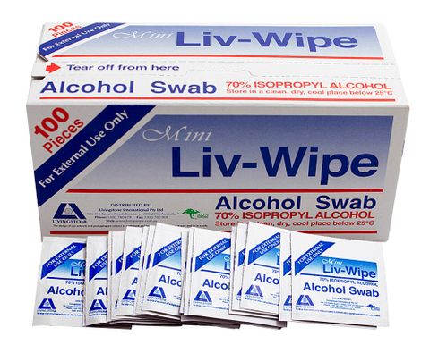 ISOPROPYL WIPES Box OF 100