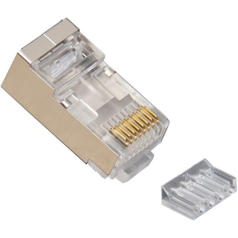 Cat6 Shielded RJ45 Plug ( 2Pcs)