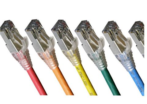 Grey 0.5M Cat6A LSZH SFTP Patch Lead