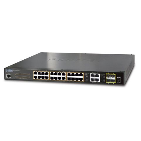 Planet 24-Port PoE Gigabit Switch 440W