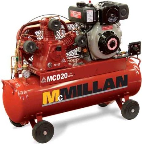 17.3 CFM 70Ltr Diesel Air Compressor