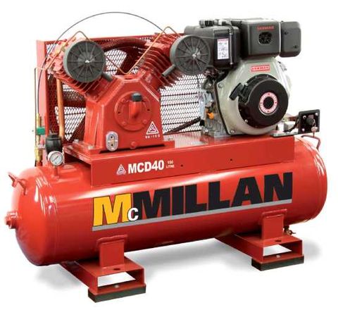 39.1 CFM 150Ltr Diesel Air Compressor