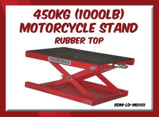 450kg 1000lb Motorcycle Stand- RubberTop