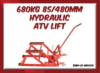 680Kg (1500LB) 85/480mm Hyd ATV
