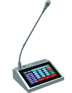 IP Desktop Paging Mic with 7" Screen