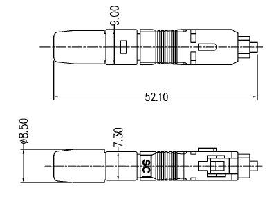 Tool-less Quick Connector SC OM3/4