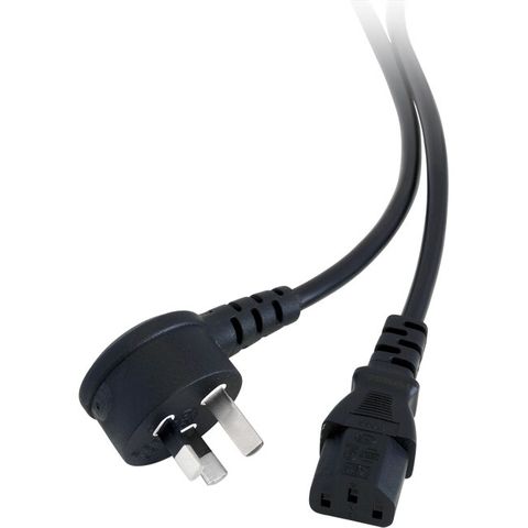 1.0m 3 Pin M Right Angle  to IEC-F Cable