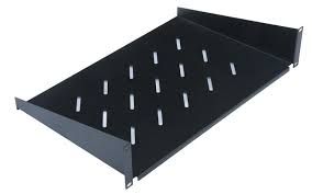 Black 2RU 400mmD Cantilever Shelf