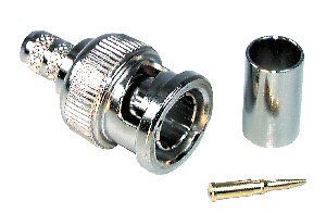 RG213 Q/S BNC Male Crimp Plug