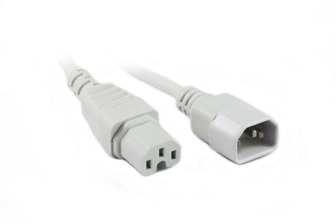 Grey 2.0Mtr C15 To C14 10Amp P/Lead