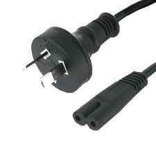 0.50m 2 Pin Aus Power to F.8 C7 socket