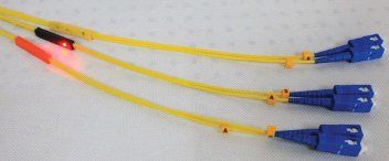 5.0Mtr LSZH OM3 LC - LC With ID Port