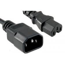 Black 2.0Mtr C15 To C14 10Amp P/Lead