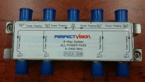 8-Way, 5-2400Mhz Splitter