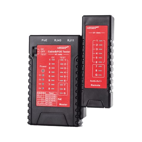RJ45 Line Tester with POE Tester