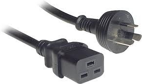 1.0Mtr C19 to 3Pin(15Amp) M Power lead