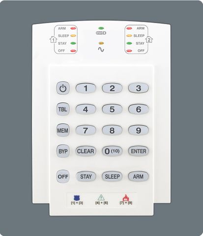 10 Zone Hardwired LED Keypad