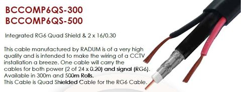 RG6 Q/S + 2 x 16/0.30 Composite