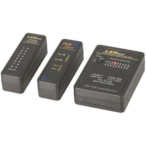 RJ45 Line Tester with POE Tester