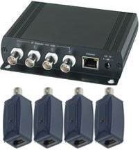 4x200m Ethernet/Ip over Coax Adapter Kit