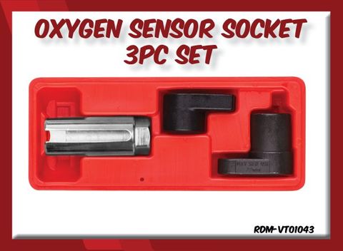 Oxygen Sensor Socket 3pc Kit