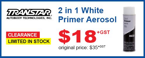 Transtar 2 in 1 White Primer Aerosol